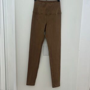 Wilfred Free Aritzia Daria faux suede high waisted Leggings XS